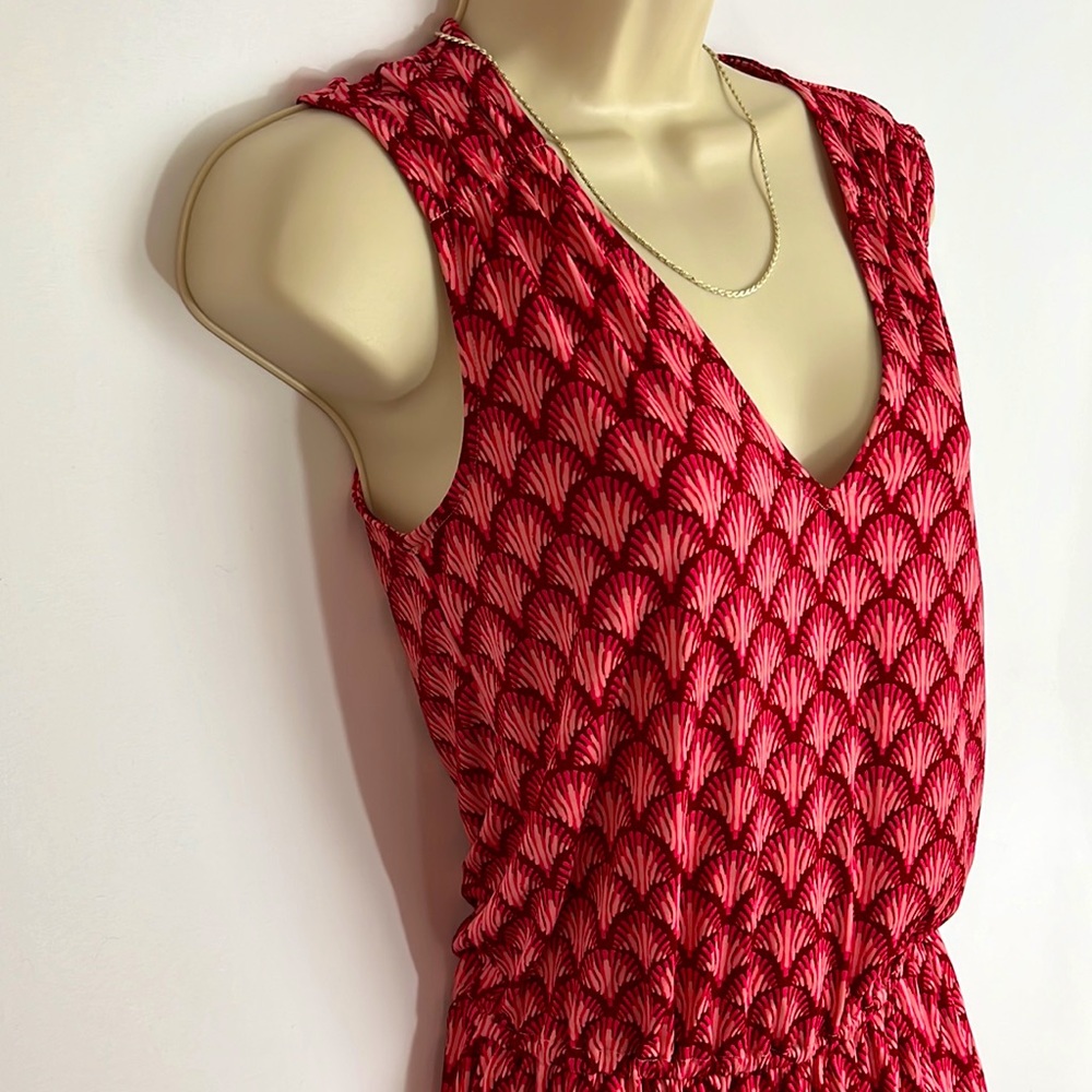 NWOT Leota Jumpsuit Pantsuit Art Deco Pattern -Size XS